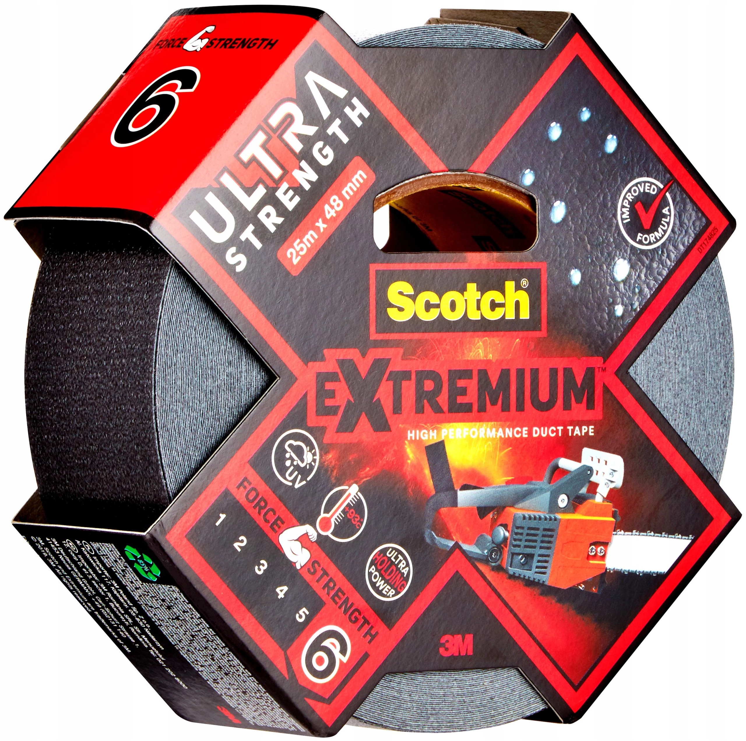 3M opravná páska 7100205699 čierna 25 mx 48 mm